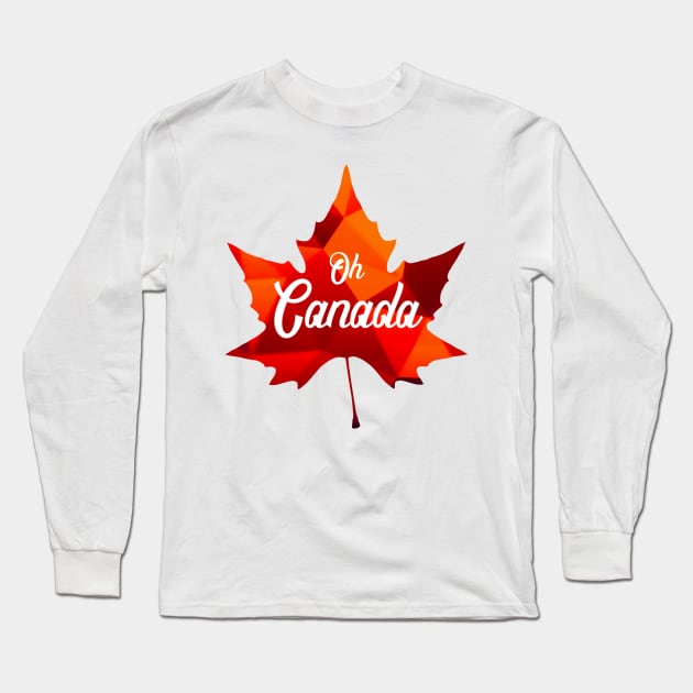 Oh Canada Long Sleeve T-Shirt by ballhard